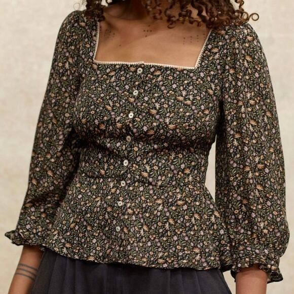 NWT Christy Dawn Celia Blouse Medium Fits Small - Picture 1 of 14